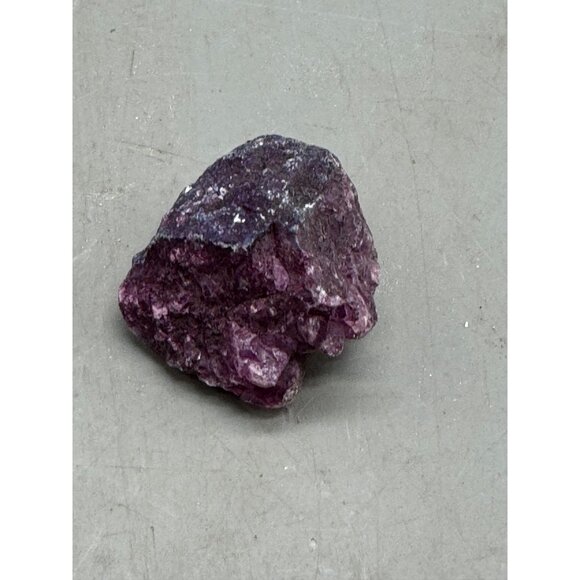 Raw Purple Rough Gemstone Specimen For Collectors Jewelry Making 1.5x1.5" READ - Picture 4 of 8